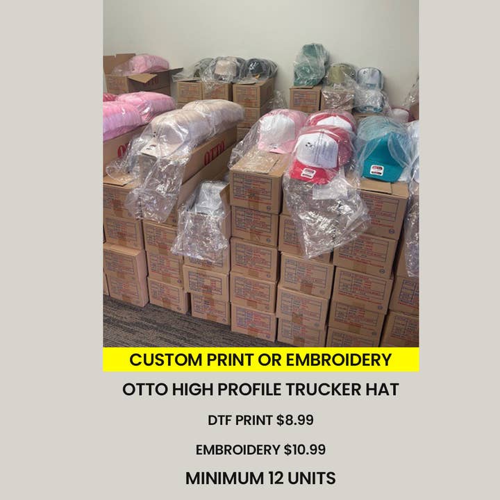 Space 46 Wholesale - Wholesale Trucker Hat - Women's - Custom Print or Embroidery Trucker Hat