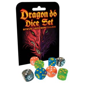 Dragon d6 Dice Set for wholesale by Steve Jackson Games