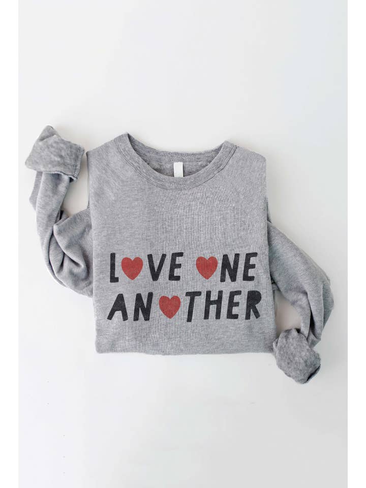 OAT COLLECTIVE - Wholesale Grafisch sweatshirt - Dames - LOVE ONE ANOTHER Sweatshirt met grafische print8