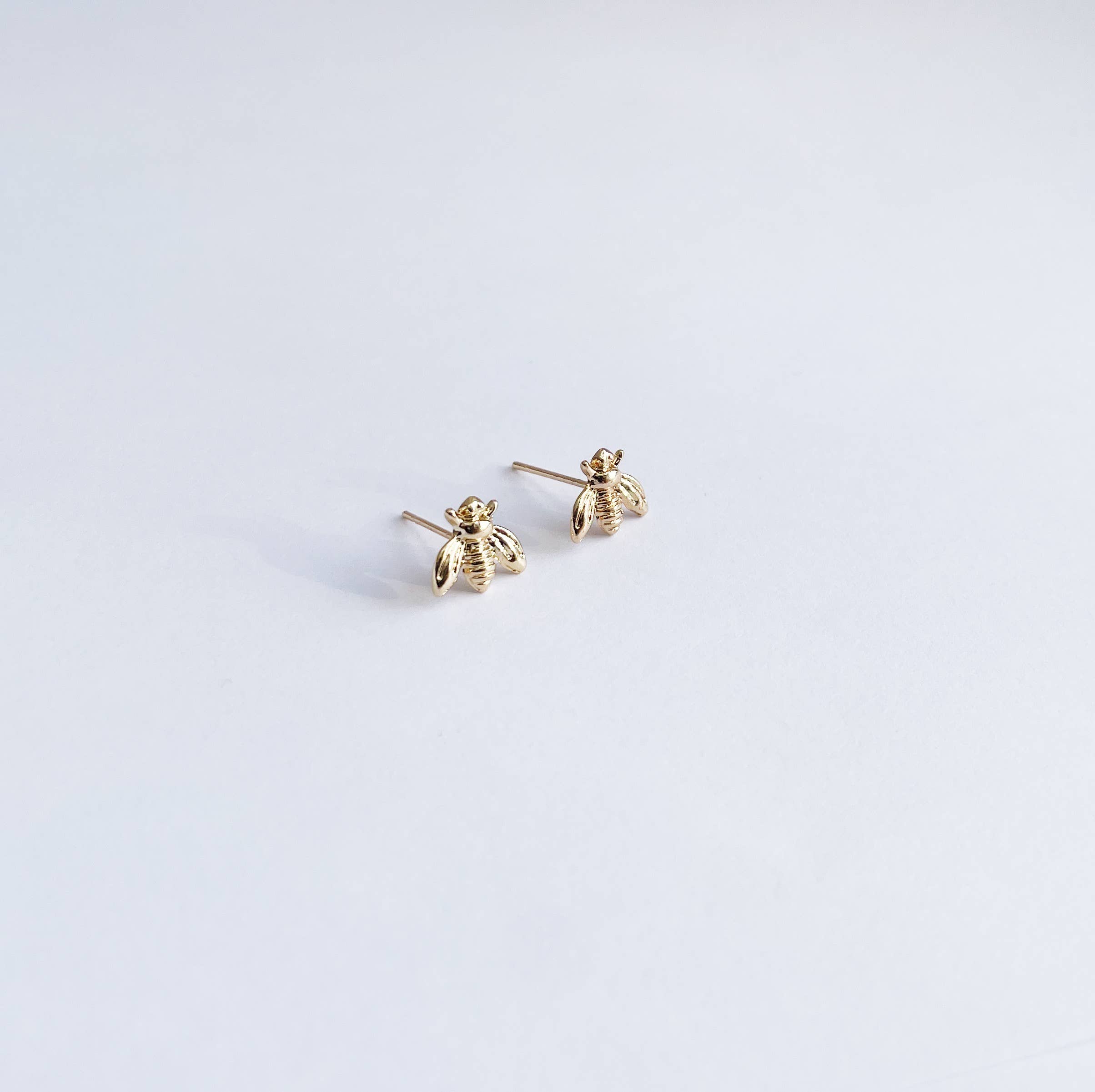 Wild Juniper - Wholesale Stud/Post Earrings - Gold Stud Earrings - Bees3
