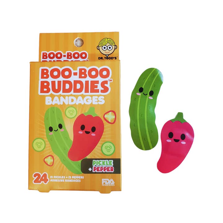 Boo Boo Buddies - Wholesale Bandaids/Bandages - Pickle + Pepper Bandages