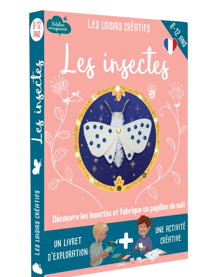 Kit DIY papillon en feutrine - bricolage enfant pour la vente par L'Atelier Imaginaire