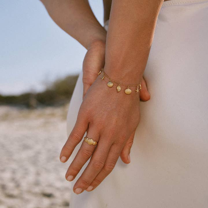 Agapée Jewelry - Wholesale Charm/Dangle Bracelet - Nerina Bracelet | Jewelry Gold Gift Waterproof2