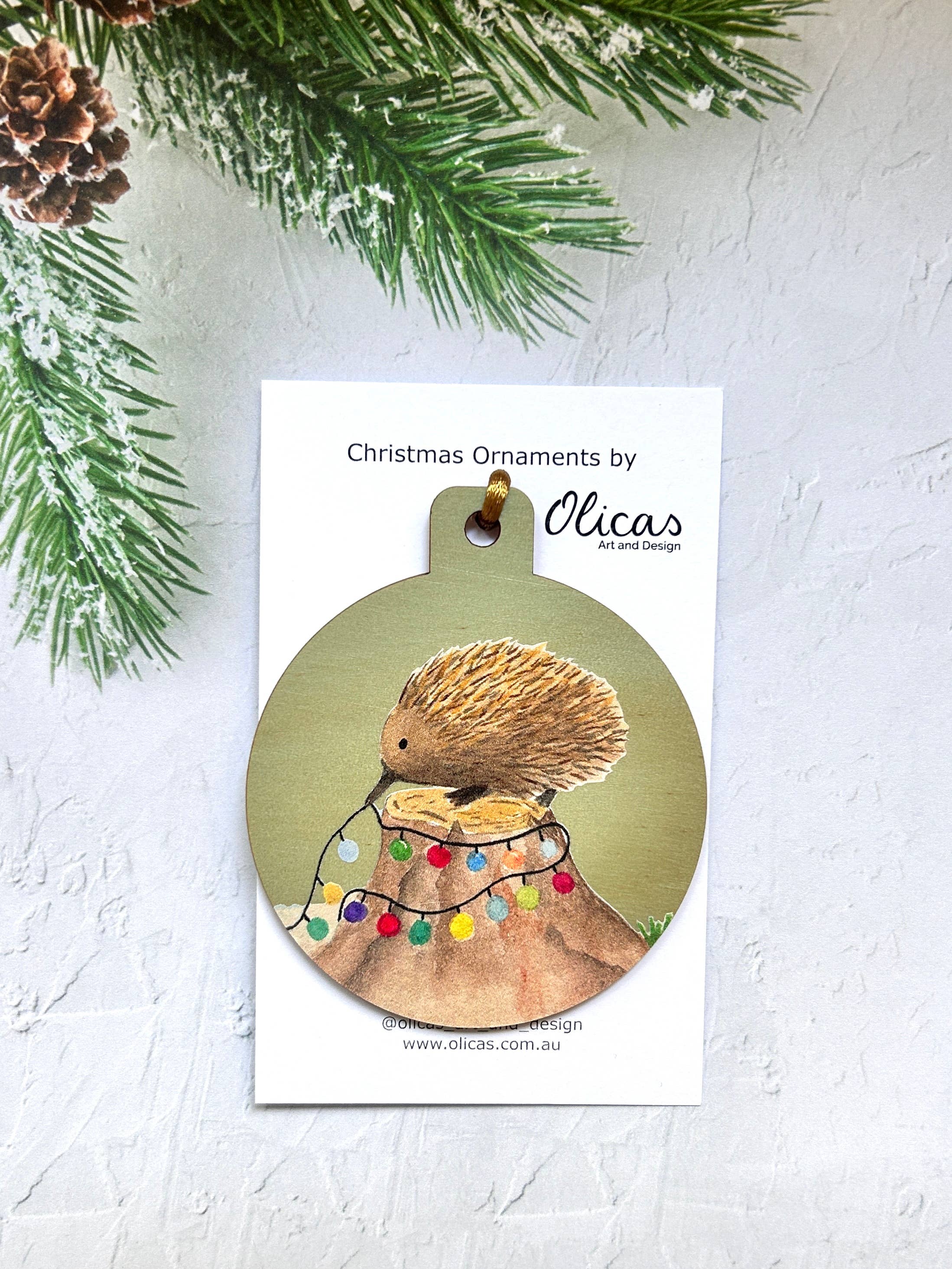 Olicas Art and Design - Wholesale Ornament set - Wooden Ornaments / Australian animals ornaments3