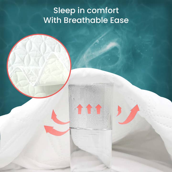 Qatan - Wholesale Mattress Pad/Protector - Waterproof Mattress Protector - Soft, Breathable, Noiseless