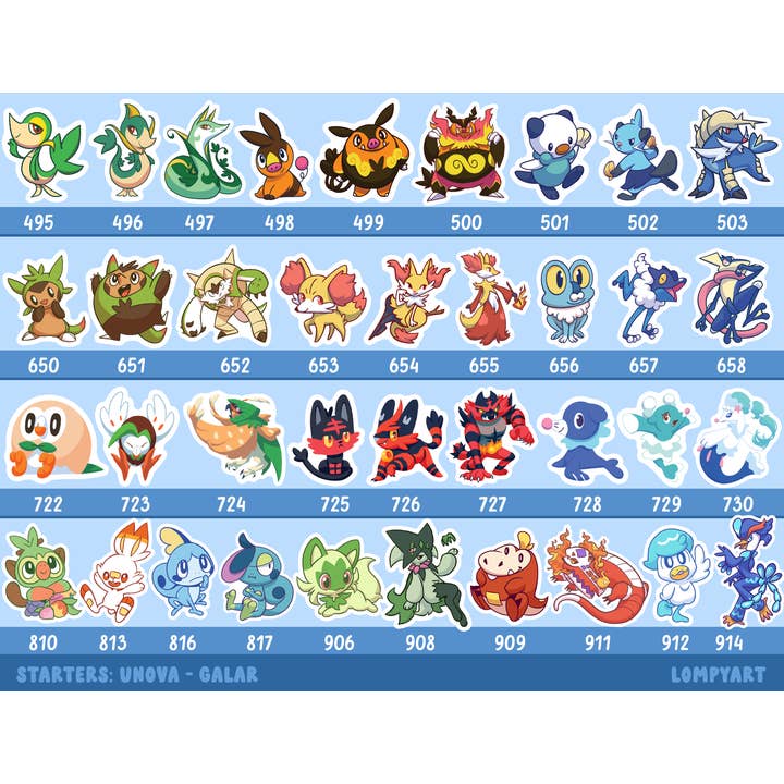 LompyArt - Wholesale Bookmark - Pokemon Magnetic Bookmark