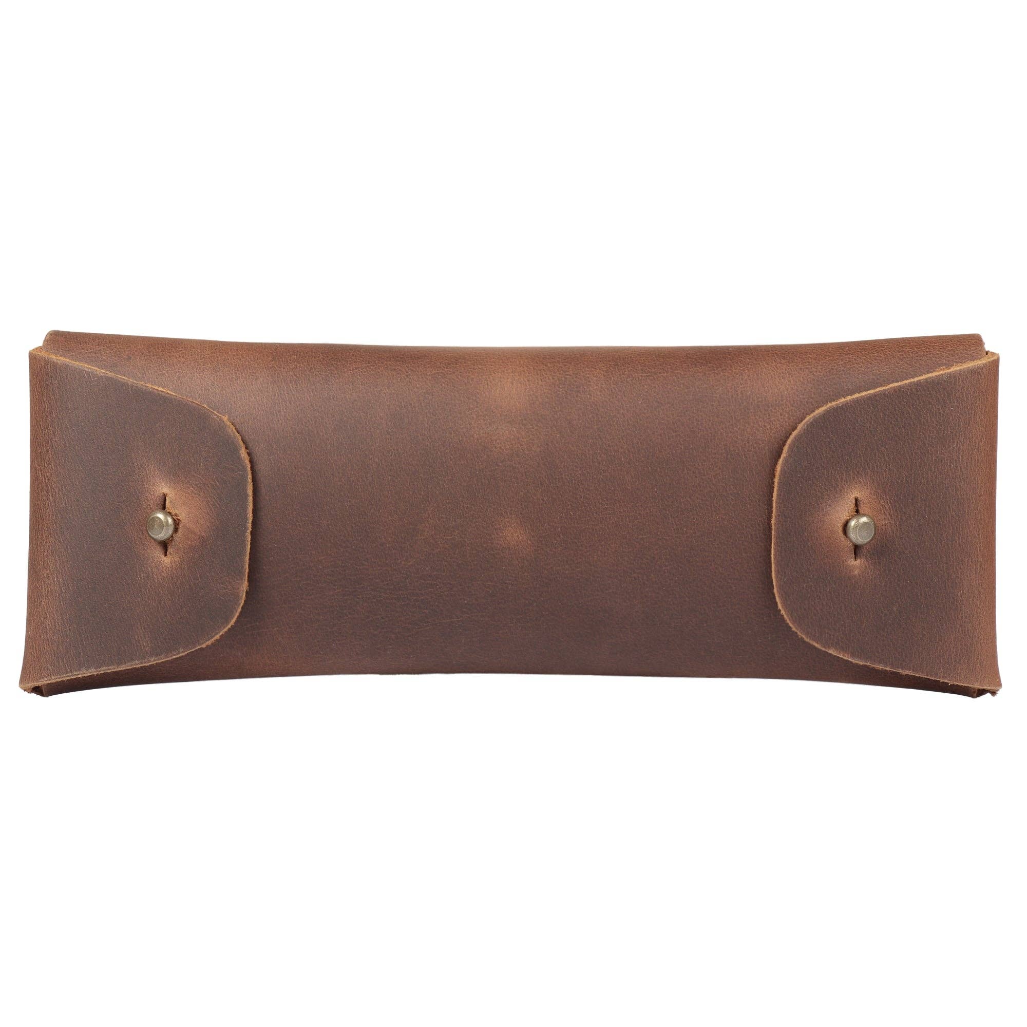 Londo – wholesale Pen & pencil holder – Londo Top Grain Leather Pen Case with Metal Snap Fastener, Pencil Pouch Stationery Bag37