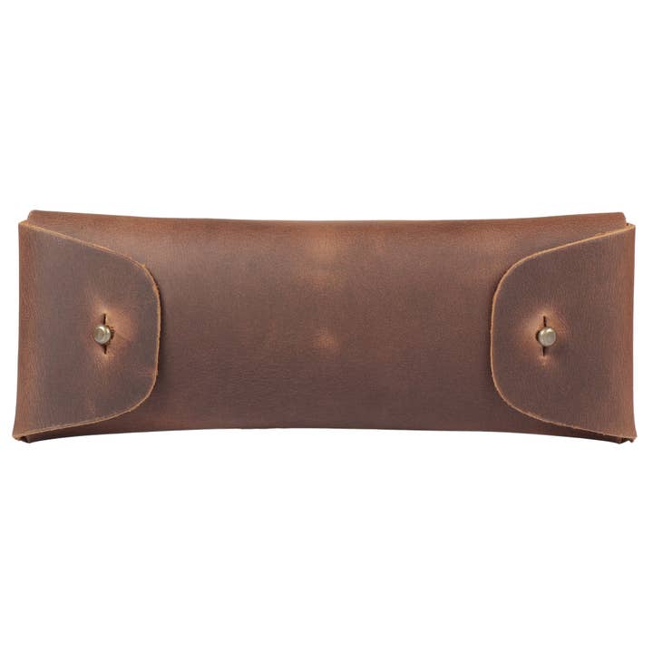 Londo – wholesale Pen & pencil holder – Londo Top Grain Leather Pen Case with Metal Snap Fastener, Pencil Pouch Stationery Bag37