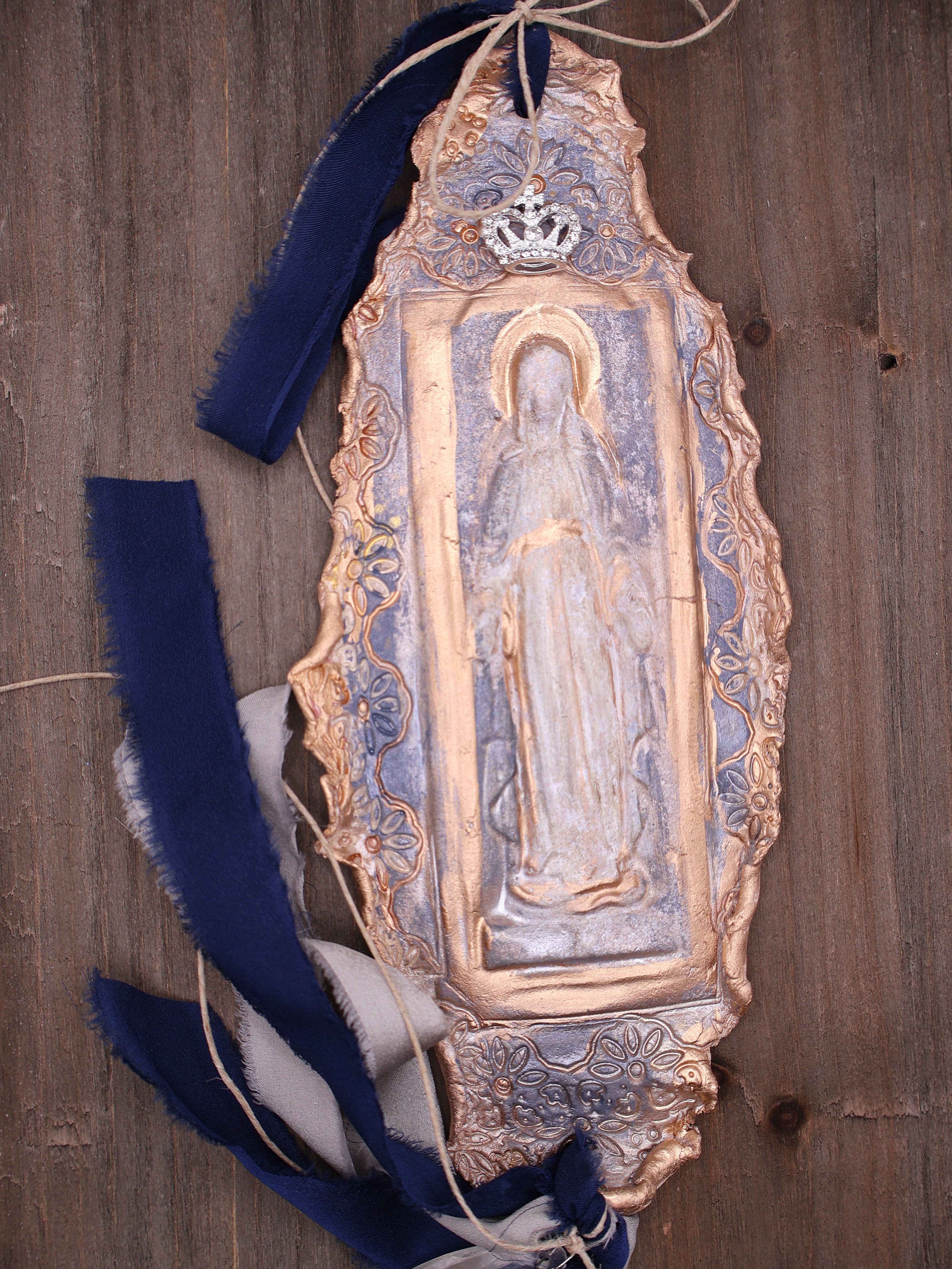Provincial Posh - Wholesale Ornament - Mother Mary, Handmade Clay Art 5