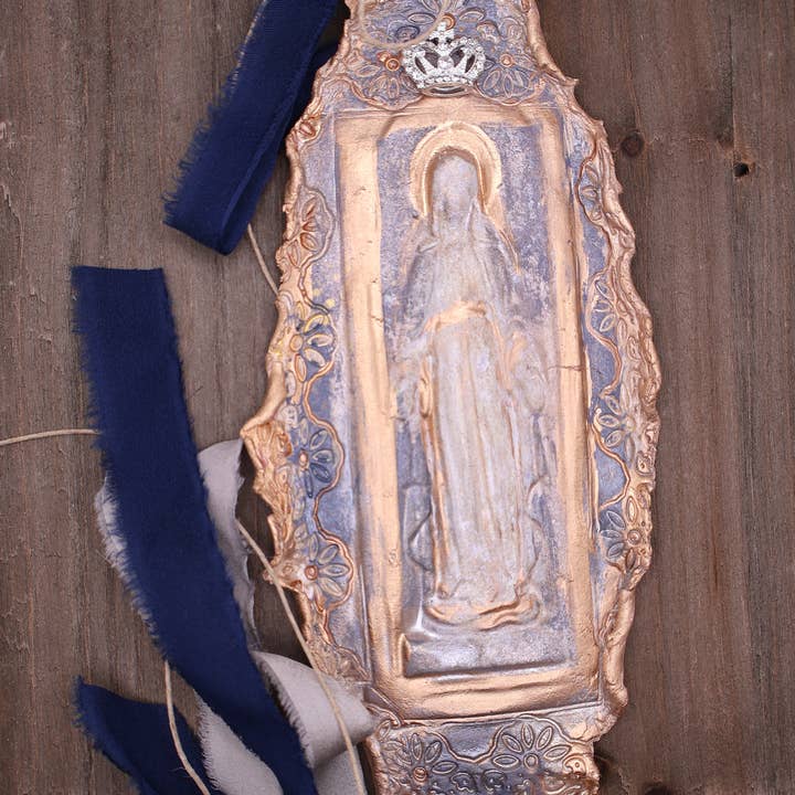 Provincial Posh - Wholesale Ornament - Mother Mary, Handmade Clay Art 5