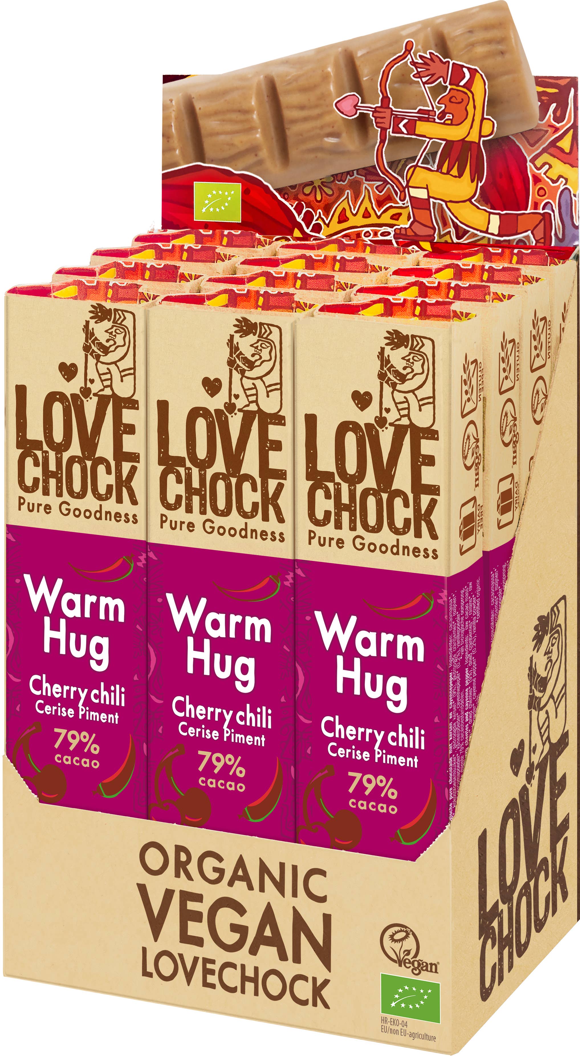 Lovechock NL - Venta al por mayor Chocolate - Chocolate orgánico vegano sostenible con 79% de chile y cereza2