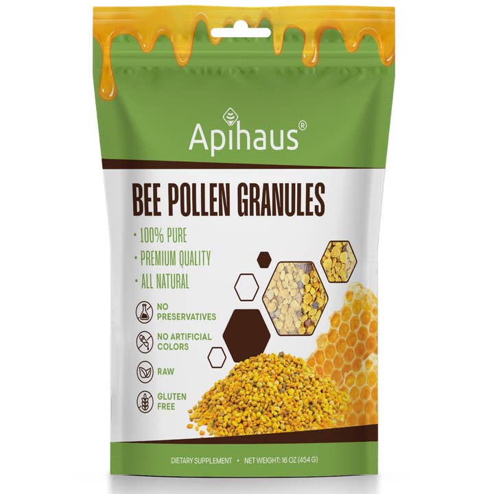 Vando Naturals - Wholesale Protein/Superfood Powder - Bee Pollen Granules 1 lb Pouch1