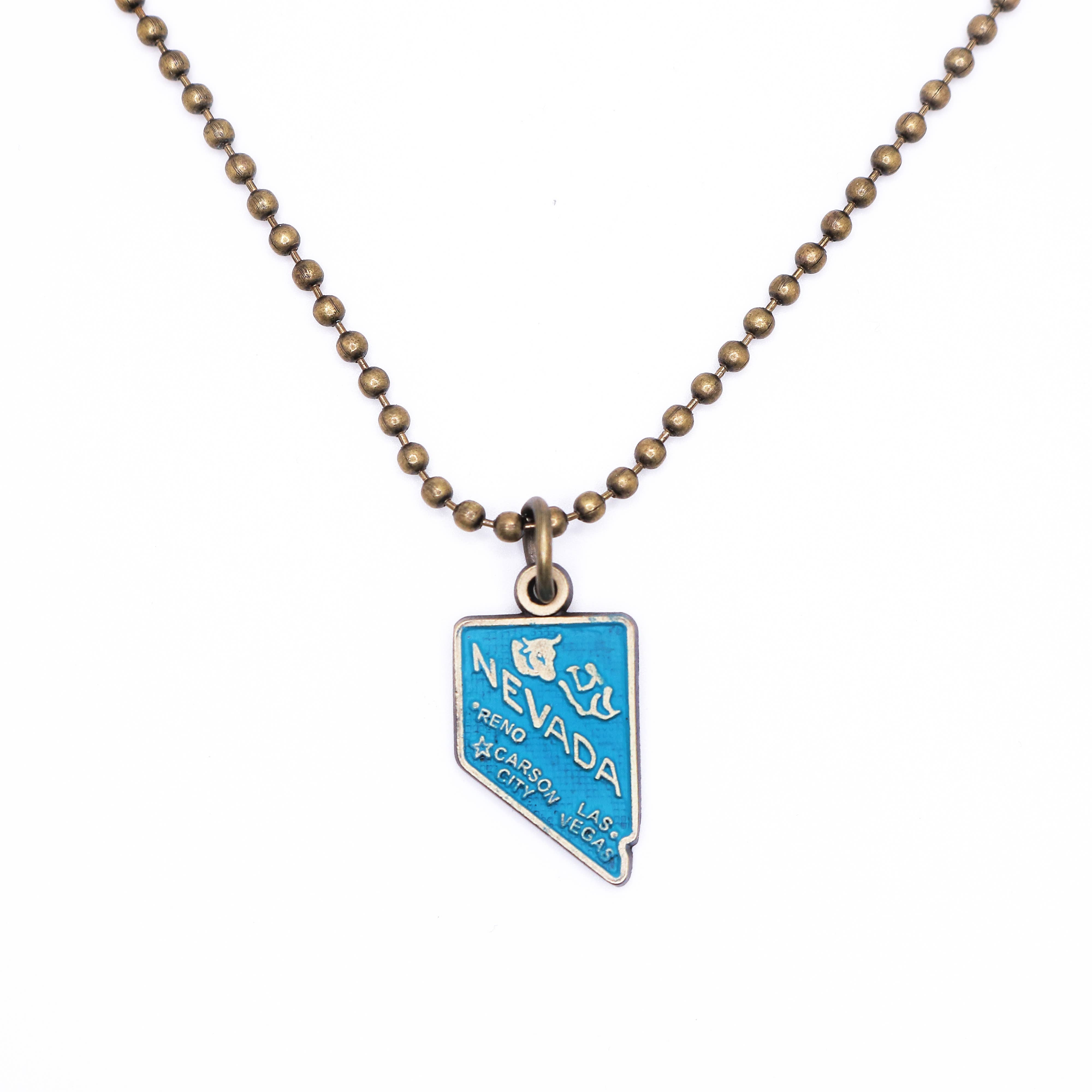 Gleeful Peacock - Wholesale Charm/Dangle Bracelet - Nevada State Charm Bracelet, Necklace, or Charm Only0