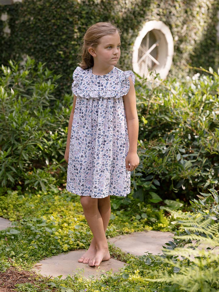 Vestido Britta em Darby Light por atacado de Sun House Children's
