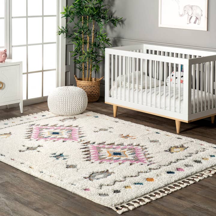 nuLOOM - Wholesale Area Rug - Jocelyn Carved Tribal Shag Area Rug