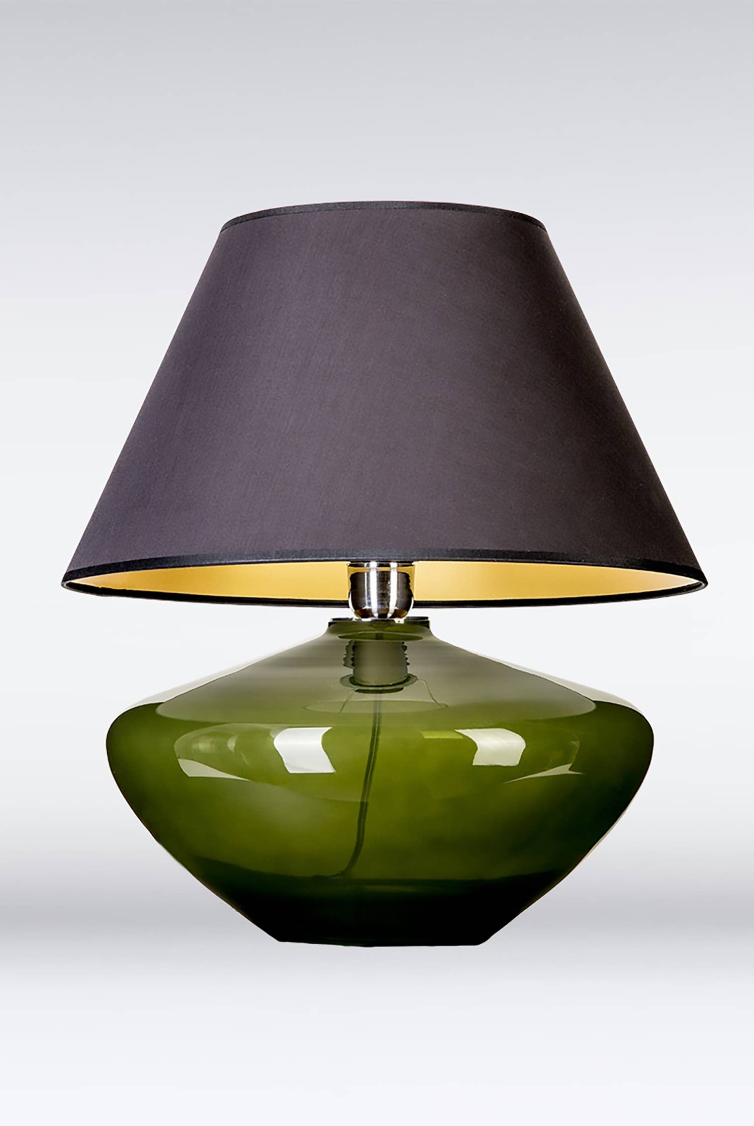 Signature Home Collection GmbH - Wholesale Accent/Desk Lamp - Green round glass table lamp with glass lamp shade