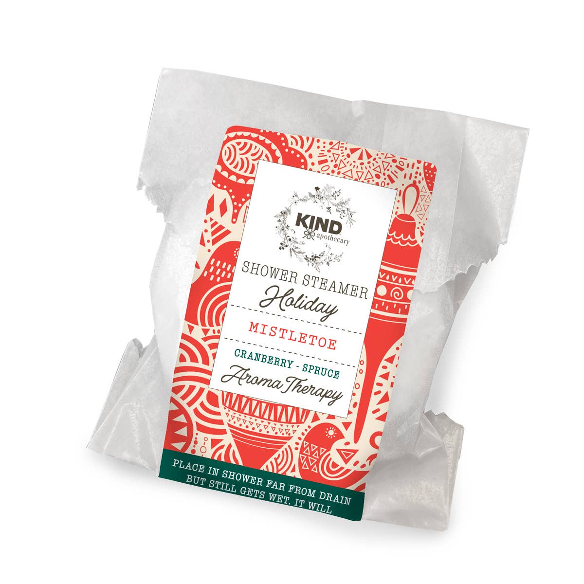 KIND apothecary - Wholesale Shower Steamer/Bomb - Holiday Shower Steamers1