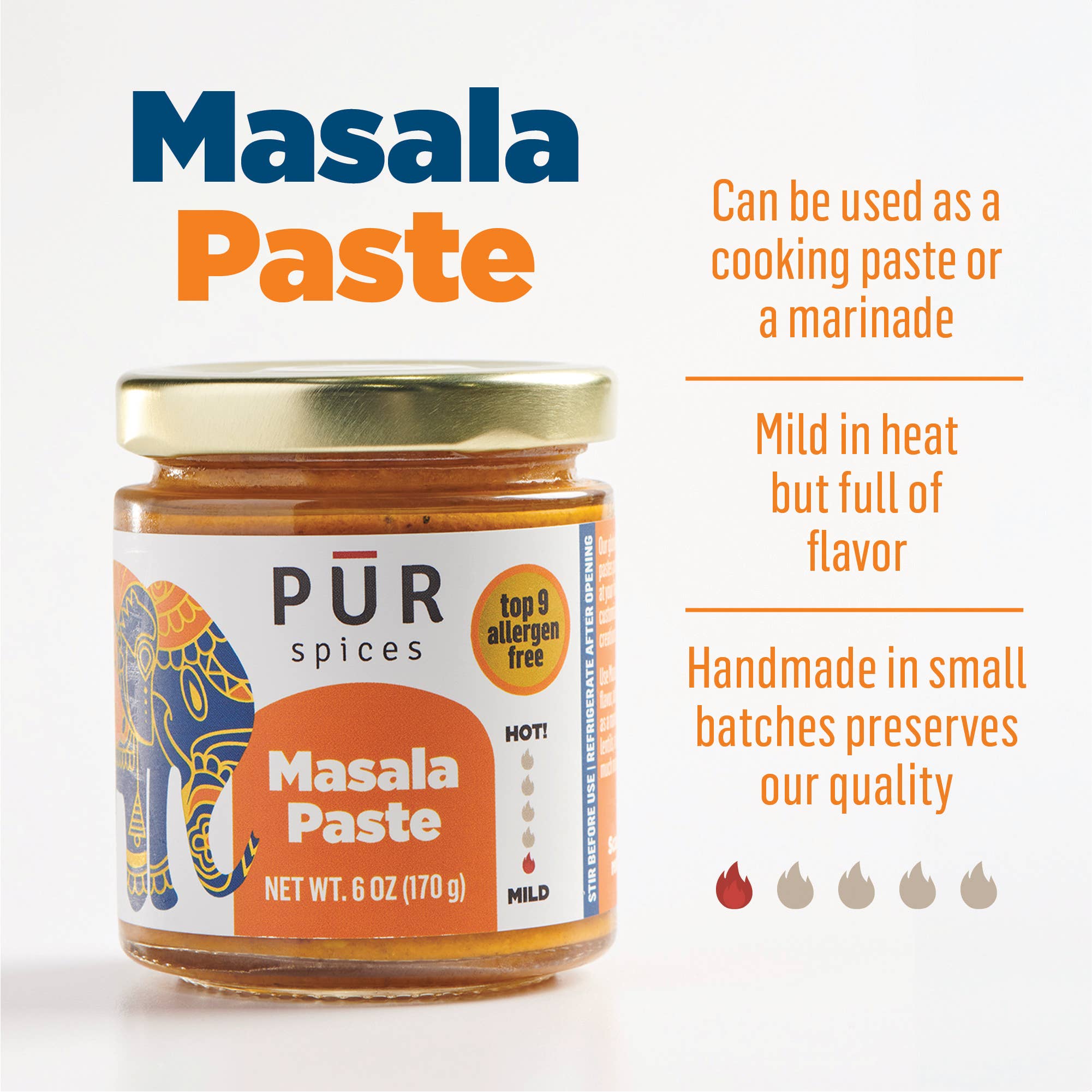 PUR Spices - Wholesale Sauce - Masala Paste - 6oz1