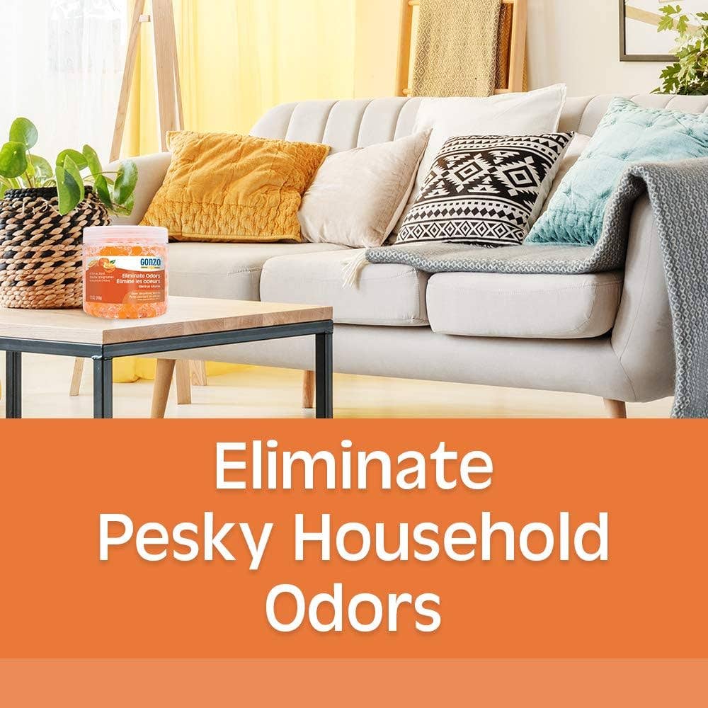 Innovarix - Wholesale Air Freshener - Natural Magic Fragrance Beads - Odor Eliminator, Citrus 12Oz6