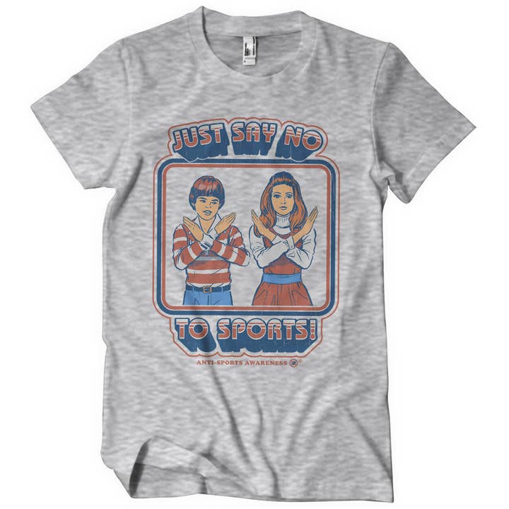 Hybris Production AB – Engroshandel T-shirt med print - Unisex – Sig bare nej til sports-T-shirt