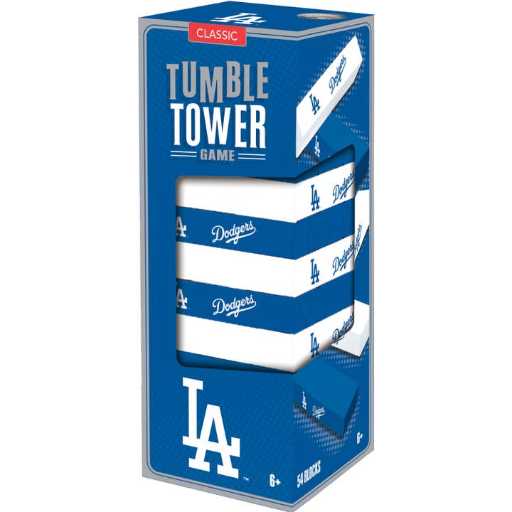 Los Angeles Dodgers Tumble Tower for wholesale by Masterpieces Puzzles