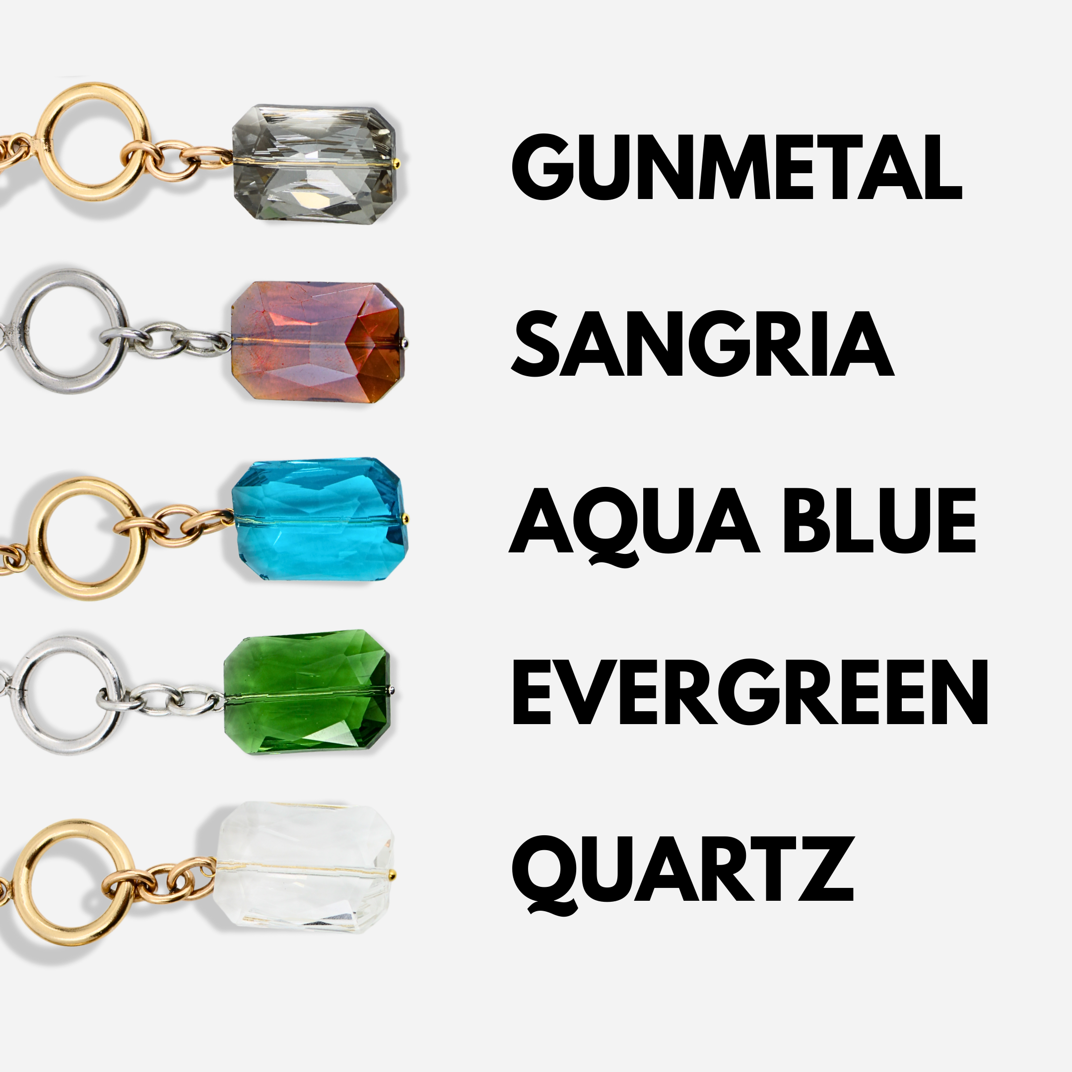 Katia Designs - Vendita all'ingrosso Girocollo/collier - Collana Girocollo con Cristallo Arcobaleno12