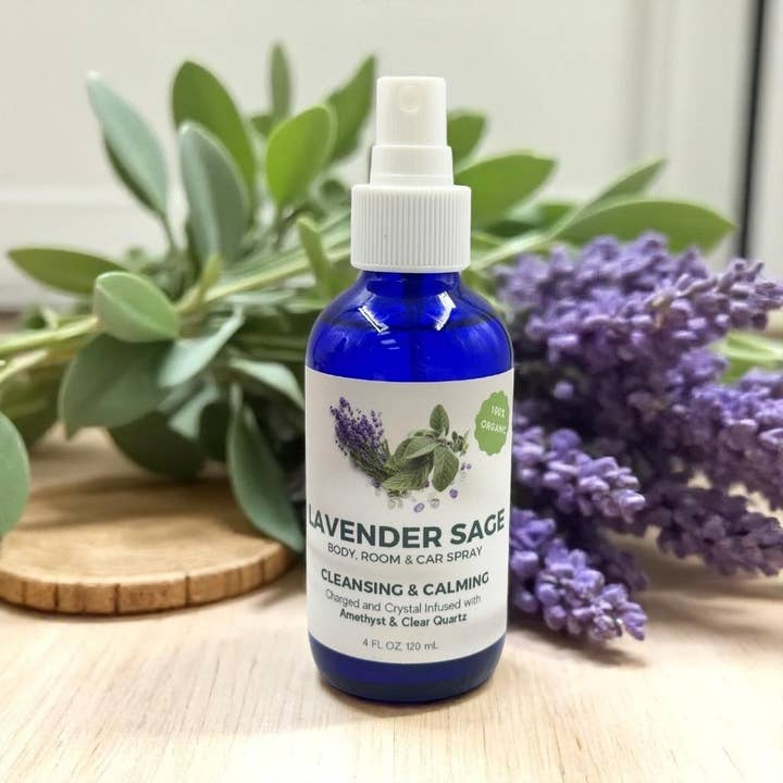 Cleansing Spray - Lavender/Sage for wholesale by Earths Elements Wholesale
