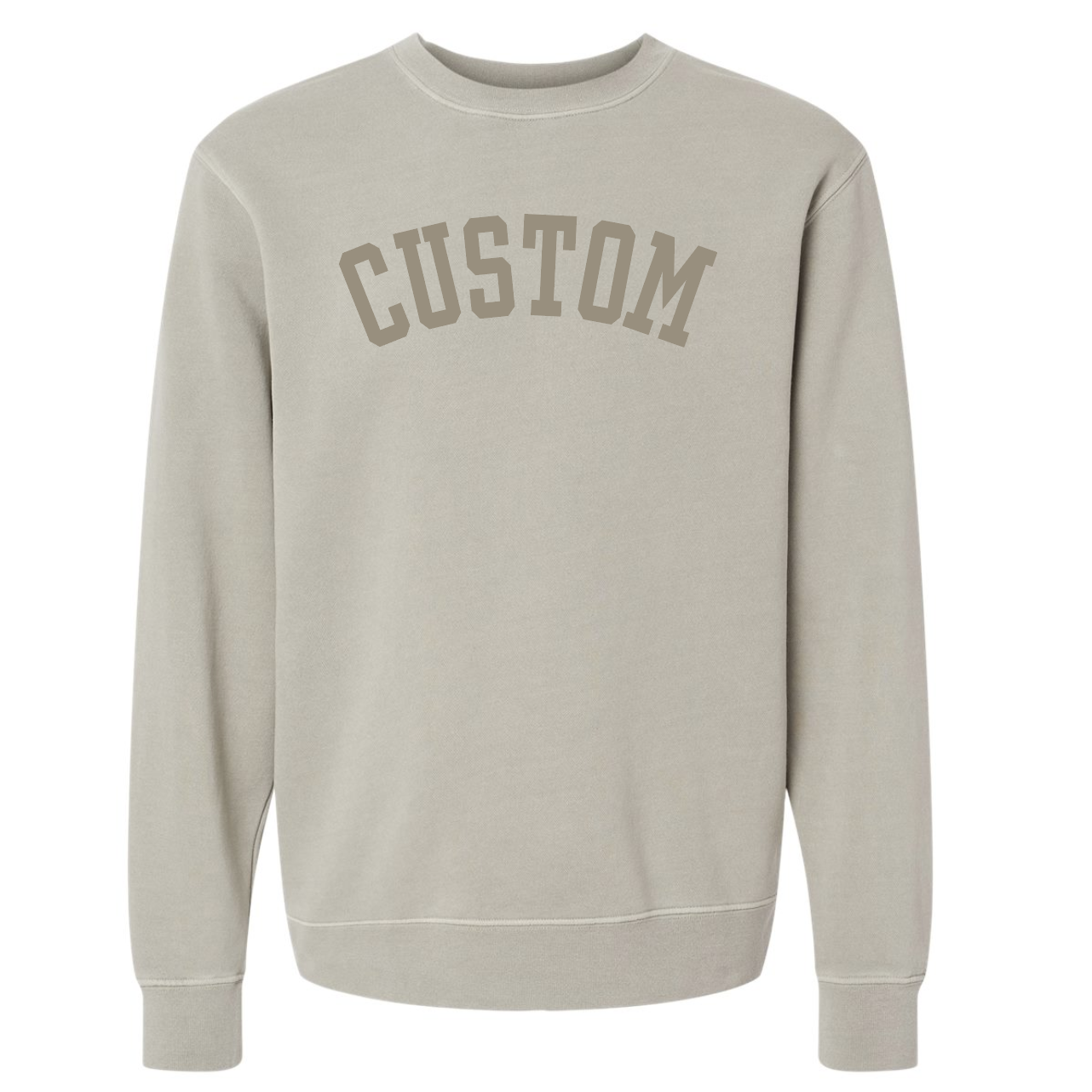 Jupmode - Wholesale Graphic Sweatshirt - Unisex - Custom Puff Print Tone on Tone Sweatshirt18