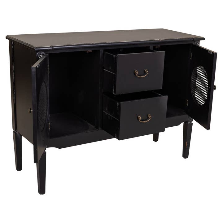 Creaciones Meng - Wholesale Sideboard - WOODEN SIDEBOARD WITH 2 DRAWERS AND 2 DOORS 106x40x78h cm2