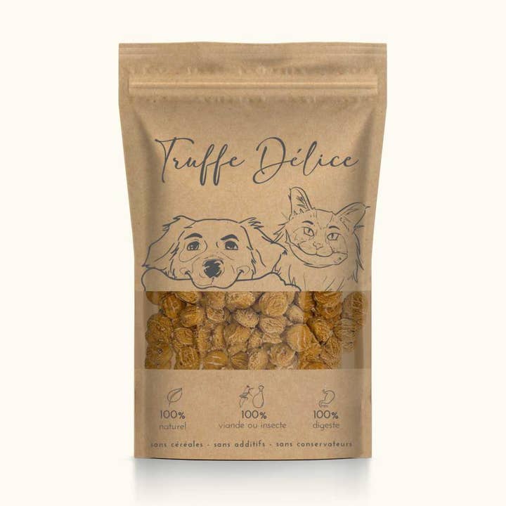 Truffe Délice - Wholesale Pet Treats - Dog - Black soldier fly & apple treats3