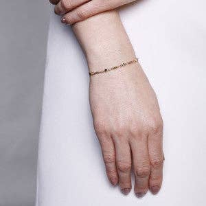 Pulsera deslizante de cuentas conectadas para venta al por mayor de Morana