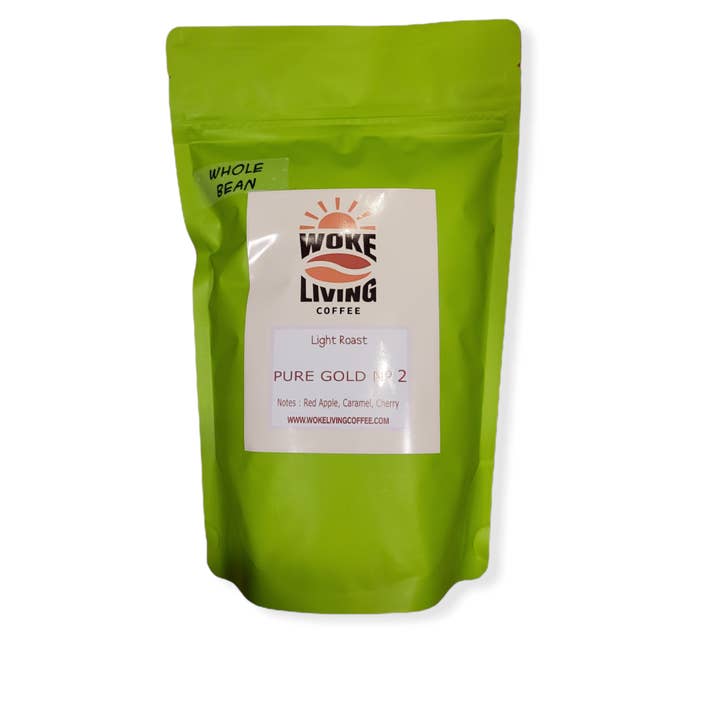 Woke Living Coffee - Wholesale Coffee beans - Pure Gold No. 2 Light Roast1