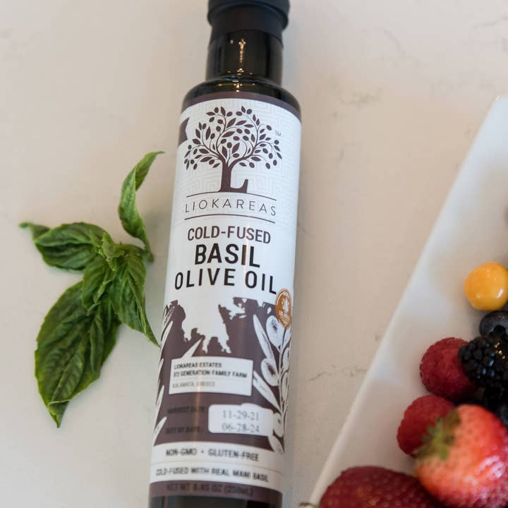Liokareas - Wholesale Olive Oil - Basil Olive Oil - 250ml4