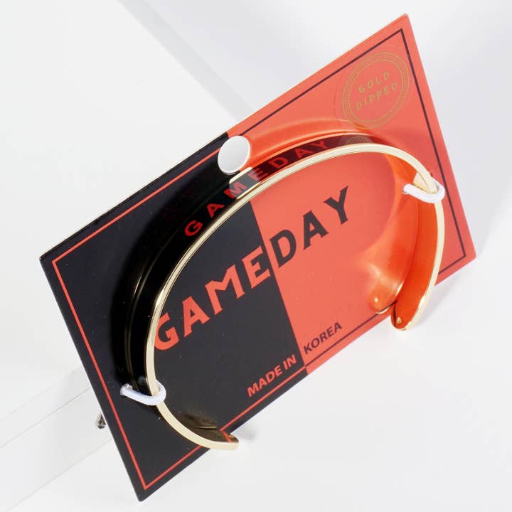 Lou & Co - Wholesale Cuff Bracelet - Enamel Gameday Cuff Bracelet