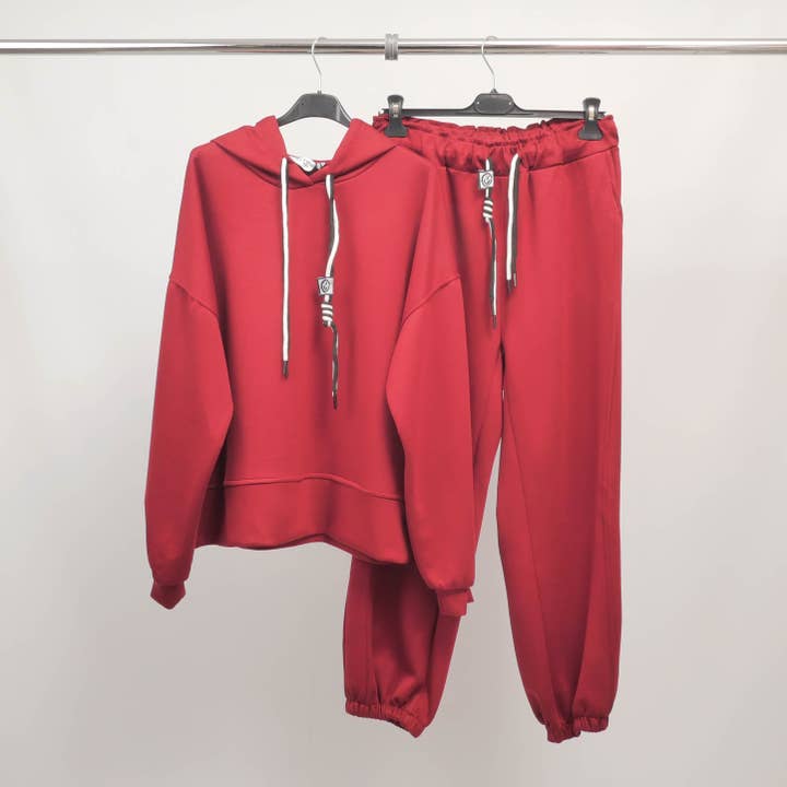 Cecile Wang - Wholesale Lounge Set - Women's - Hoodie and jogger set MJ842187