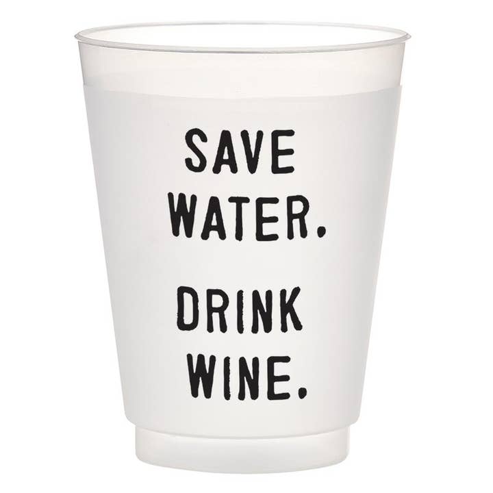 Frost Cup - Save Water. Drink Wine. for wholesale by Santa Barbara Design Studio by Creative Brands