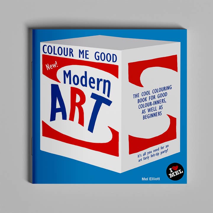 Colour Me Good Modern Art - Coloring Book for wholesale by I Love Mel