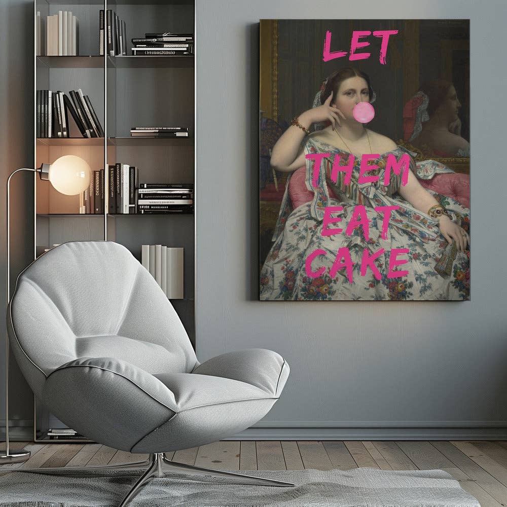 GTA ART - Wholesale Art Print - Wall art Let Them Eat Cake, Bubble Gum Vintage Portrait9