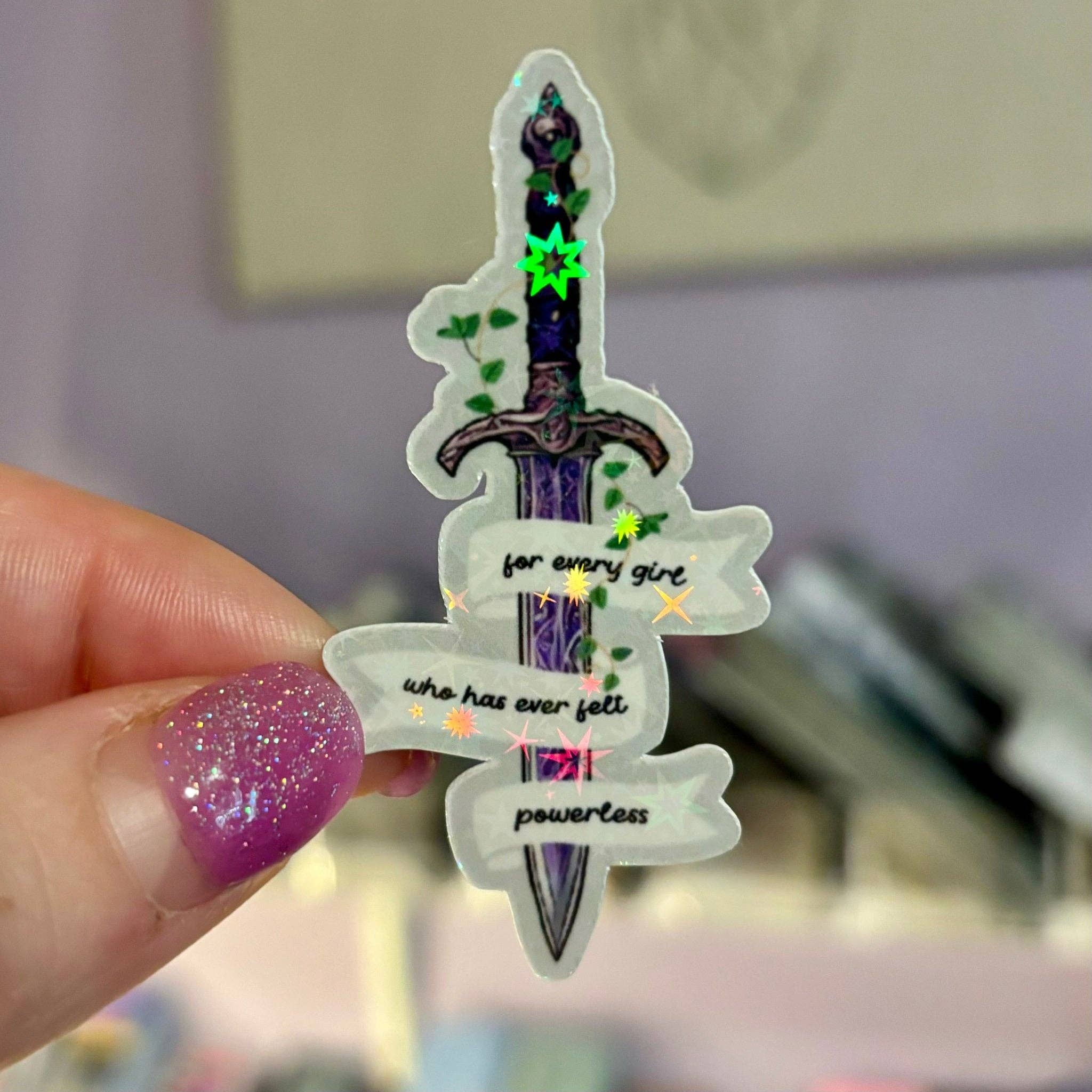 Awfullynerdy.co - Wholesale Sticker - Powerless Dagger Sticker1