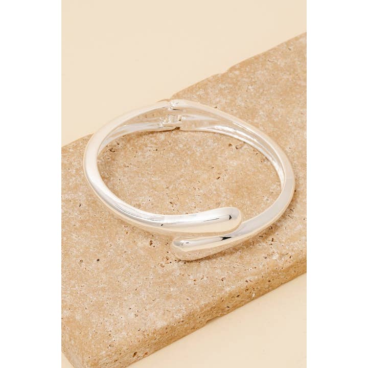 Anarchy Street – Pulseira por atacado – Pulseira de Charneira Metálica com Extremidades Arredondadas