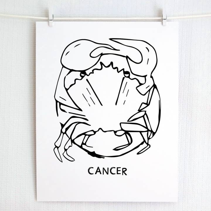 Signes du zodiaque : CANCER pour la vente par Jamie Palmer Keating