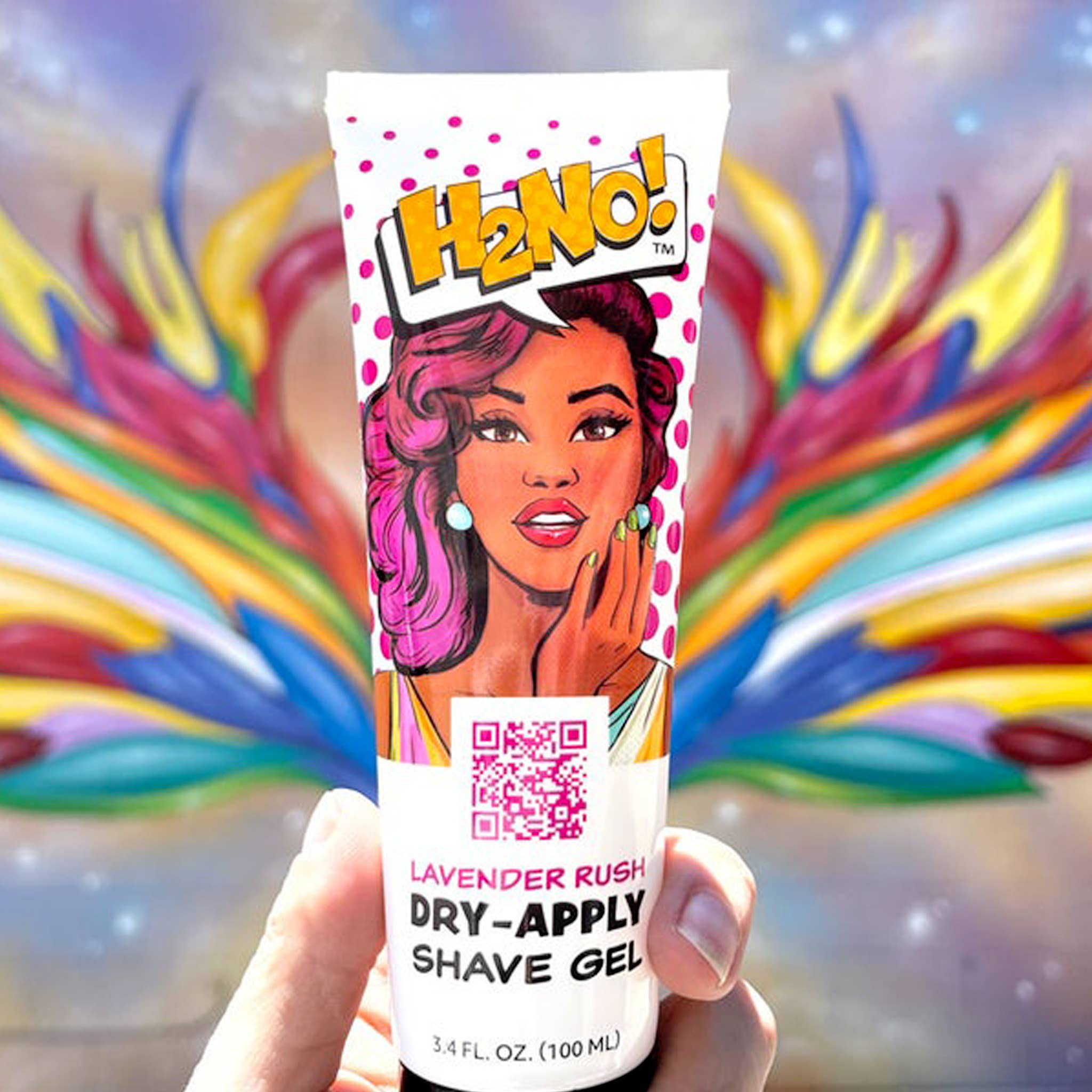 H2NO SHAVE – Engroshandel Barbercreme - Herre – H2NEJ! Barber Lavendel Rush Dry-Apply Waterless Shave Gel7