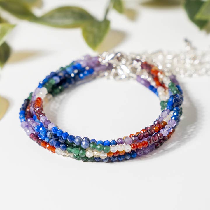Crystal Anklet | 7 Chakra | Energy Healing Accessory for wholesale by Soothing Crystals