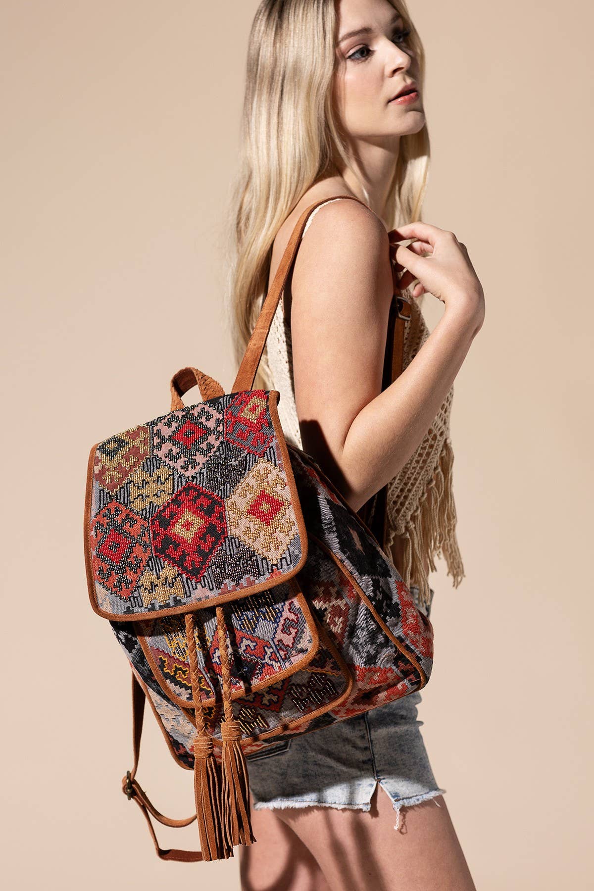 Bordeaux Handmade Backpack for wholesale on Faire7