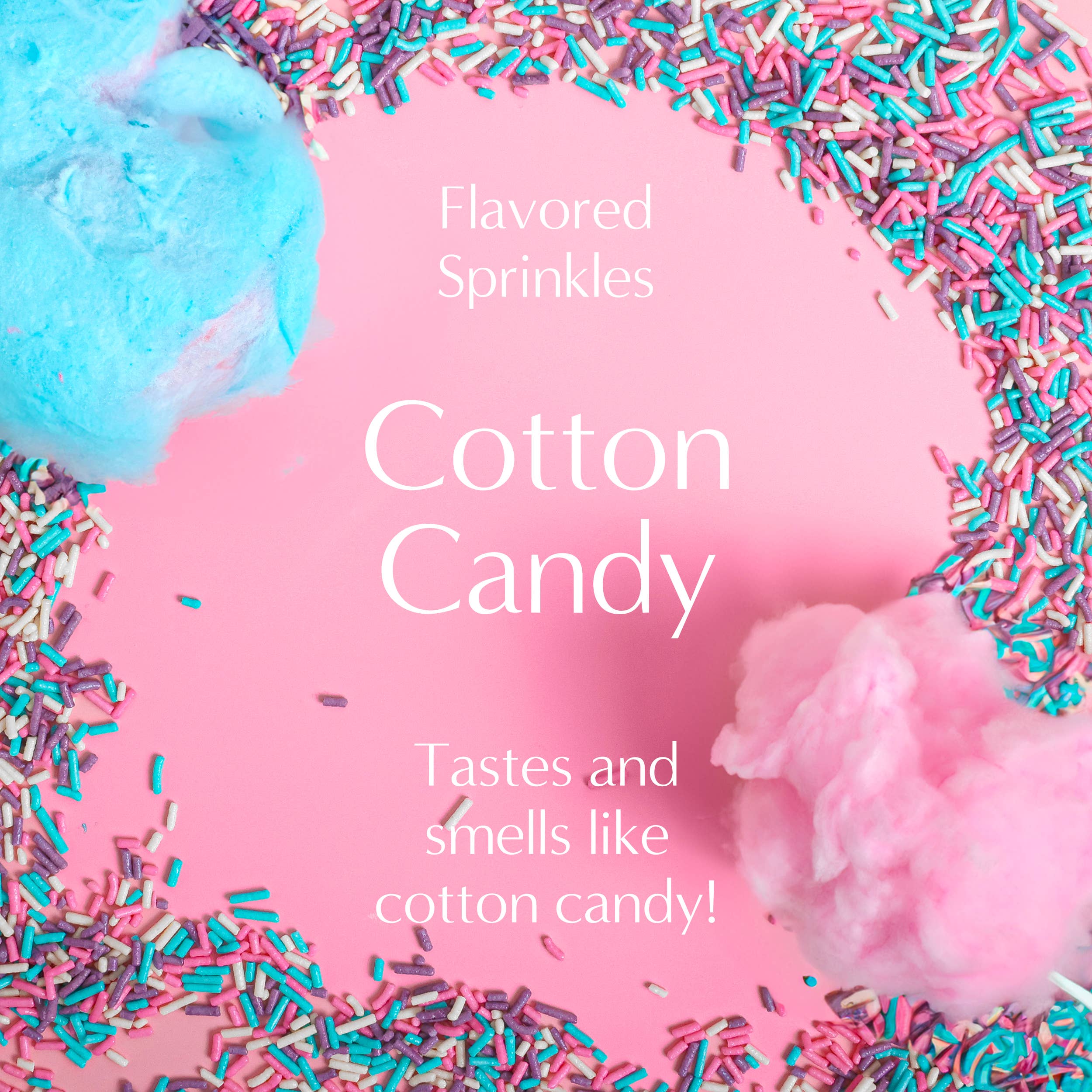 Sprinklemania - Wholesale Sprinkles - Sprinklemania Sprinkles : Cotton Candy Flavored 7oz3