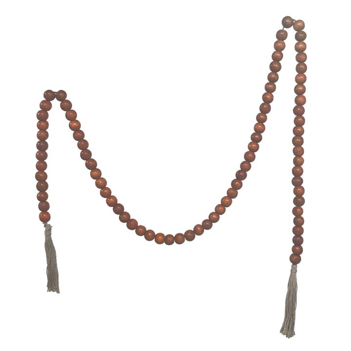 Wilco Home - Wholesale Slingers - 90" WD BOHO Bead Garland voor Kerstmis, herfst en elke dag39