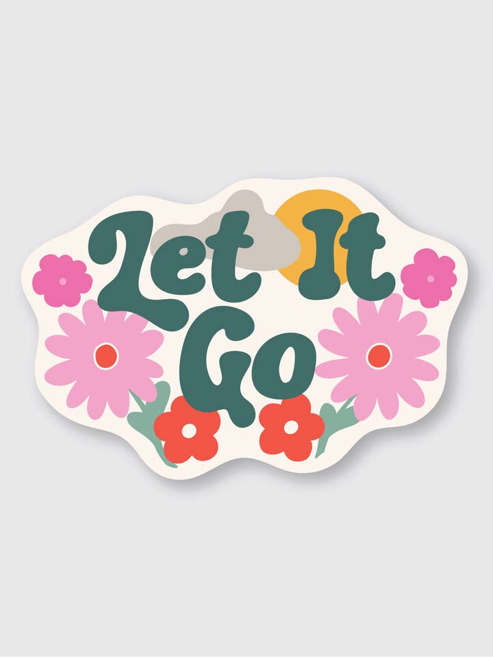 Let It Go Sticker for wholesale by Pike Street Press