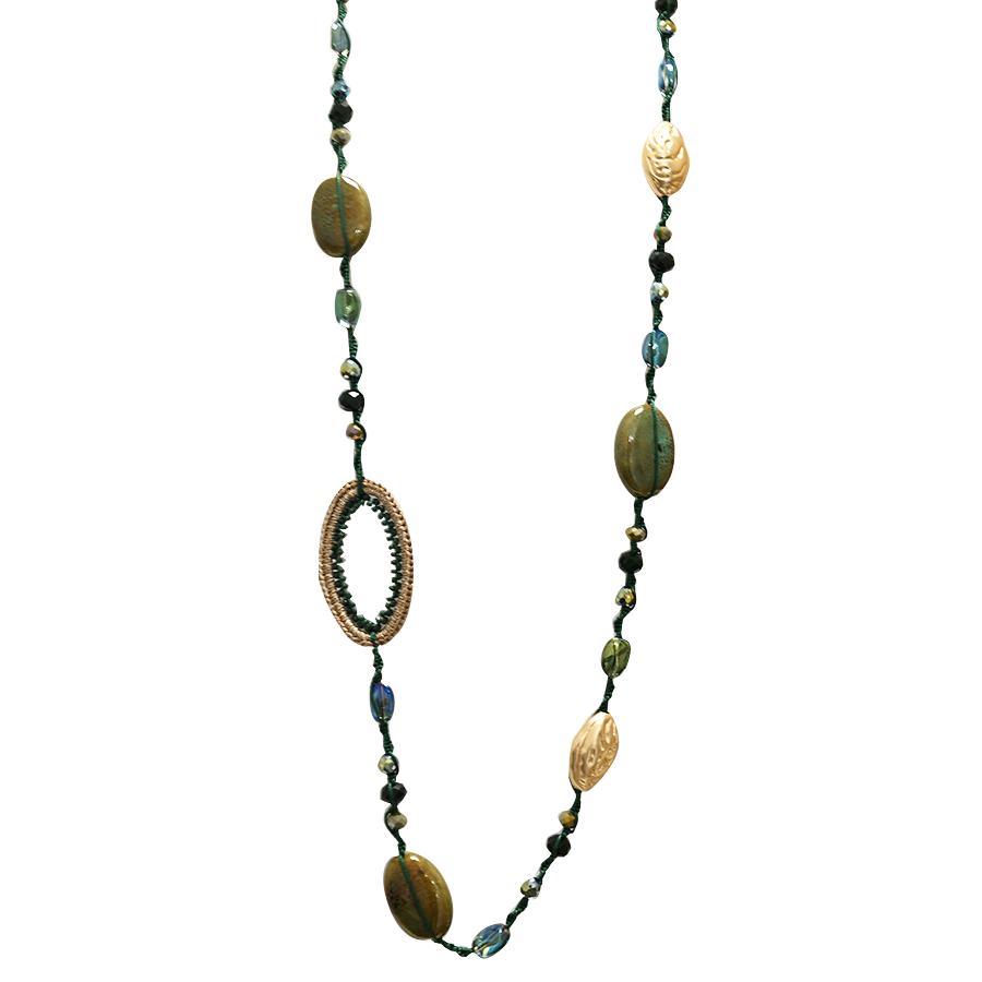 AMORINO SRL - Wholesale Beaded/Pearl Necklace - LONG ADJUSTABLE STRING BEADED NECKLACE - HZM24144A2773