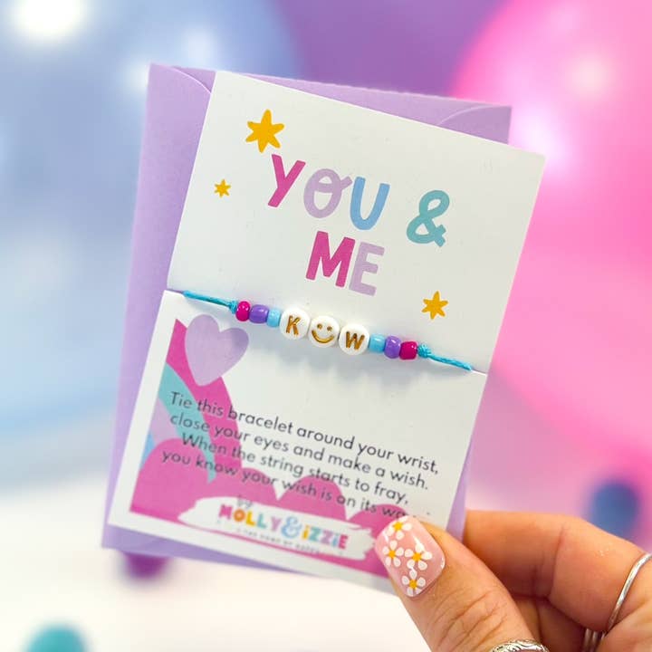 Mini Beaded Wish Bracelet For Galentine's Day for wholesale by by Molly&Izzie