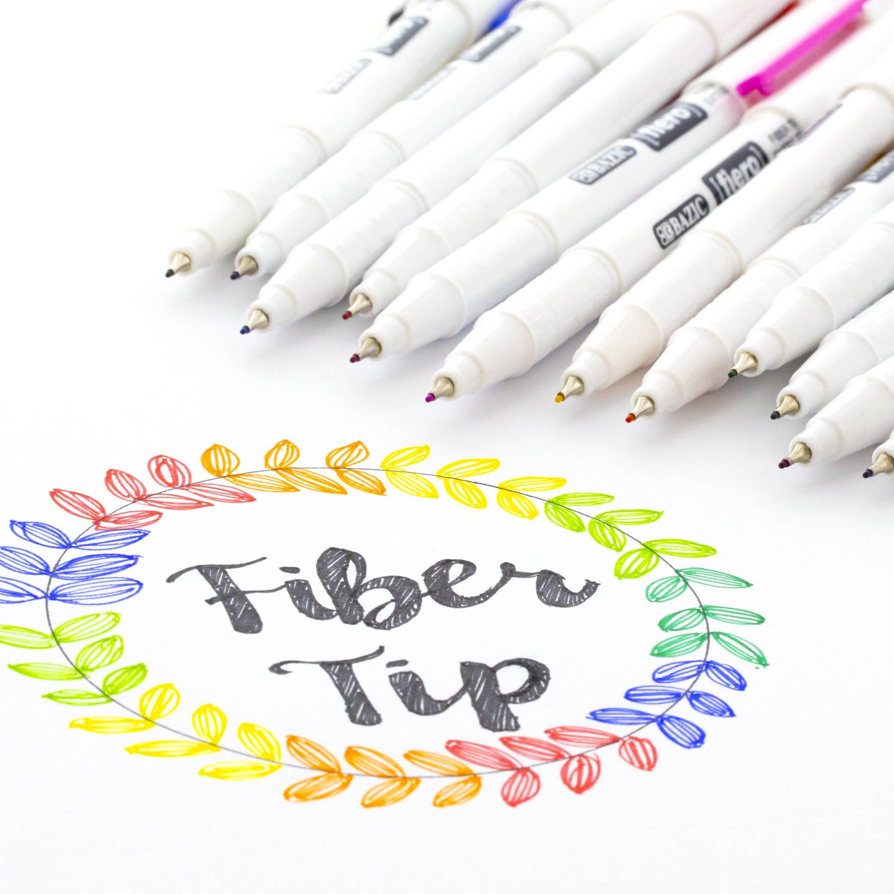 Luna Office Supply -  Everyday Essential - Wholesale Pen - 12 Color Fiero Fiber Tip Fineliner Pen3